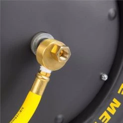 50 ft. x 1/2 in. Rubber Retractable Air Hose Reel Auto Rewind for Automotive Compressors by XtremepowerUS -Deals Freeman Store xtremepowerus air hoses 43553 h 4f 1000