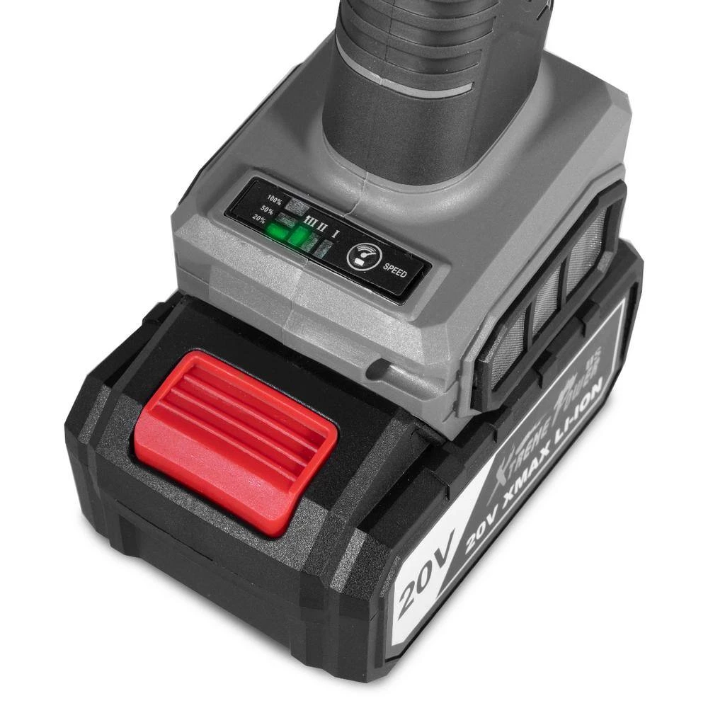 20-Volt Cordless 4-1/2 in. Angle Grinder Brushless Motor Cut-Off 2 Ah Lithium-Ion Battery with Charger and Bag by XtremepowerUS 3 20-Volt Cordless 4-1/2 in. Angle Grinder Brushless Motor Cut-Off 2 Ah Lithium-Ion Battery with Charger and Bag by XtremepowerUS - Image 3