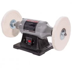 8 in. 3/4 HP Electric Heavy-Duty Buffer Bench Top Polisher Grinder by XtremepowerUS