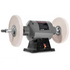 10 in. 1 HP 750-Watt Benchtop Dual Pad Polishing Grinder Buffer by XtremepowerUS