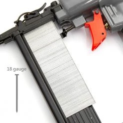 18-Gauge 2 in 1 Brad Nailer Gun and Crown Stapler 300-Pieces Nails/200-Pieces Staples by XtremepowerUS -Deals Freeman Store xtremepowerus brad nailers 44430 fa 1000