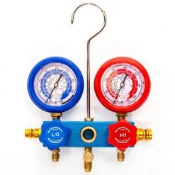 1/4 HP 3 CFM Air Vacuum Pump HVAC A/C Refrigerant Kit with AC Manifold Gauge Set by XtremepowerUS -Deals Freeman Store xtremepowerus compressor accessories 71097 h2 44 1000