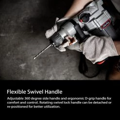 1 in. 600 RPM 15J SDS Electric Rotary Demolition Hammer Drill by XtremepowerUS -Deals Freeman Store xtremepowerus demolition breaker hammers 45355 h1 4f 1000