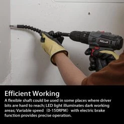 12-Volt Li-Ion 1/2 in. Chuck Size Cordless Drill LED Electric Screwdriver Power Driver with 2Ah Battery & Case by XtremepowerUS -Deals Freeman Store xtremepowerus electric screwdrivers 47519 44 1000