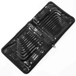 SAE/Metric Combo Long and Short Arm Folding Hex Key Allen Wrench Set (45-Piece) by XtremepowerUS -Deals Freeman Store xtremepowerus hex key sets 33003 xp 44 1000