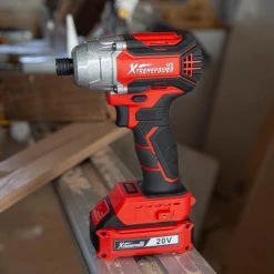 20-Volts MAX Li-Ion 2Ah Battery 1/4 in. All-Metal Hex Chuck Brushless Cordless Variable Speed Impact Driver w/ Charge by XtremepowerUS -Deals Freeman Store xtremepowerus impact drivers 47532 44 1000