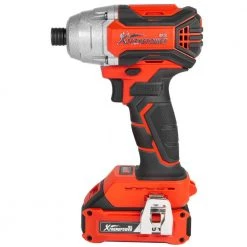 20-Volts MAX Li-Ion 2Ah Battery 1/4 in. All-Metal Hex Chuck Brushless Cordless Variable Speed Impact Driver w/ Charge by XtremepowerUS -Deals Freeman Store xtremepowerus impact drivers 47532 4f 1000