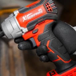 20-Volts MAX Li-Ion 2Ah Battery 1/4 in. All-Metal Hex Chuck Brushless Cordless Variable Speed Impact Driver w/ Charge by XtremepowerUS -Deals Freeman Store xtremepowerus impact drivers 47532 fa 1000