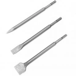 3/8 in. x 10 in. SDS-Plus High Carbon Steel Masonry Rotary Hammer Bit Set (3-Piece) by XtremepowerUS