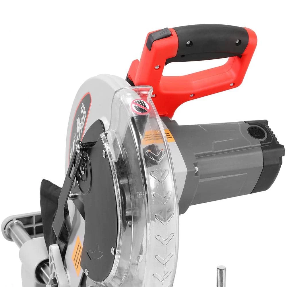 15 Amp 12 in. 4,000 RPM Corded Single-Bevel Sliding Compound Miter Saw by XtremepowerUS 7 15 Amp 12 in. 4,000 RPM Corded Single-Bevel Sliding Compound Miter Saw by XtremepowerUS - Image 7
