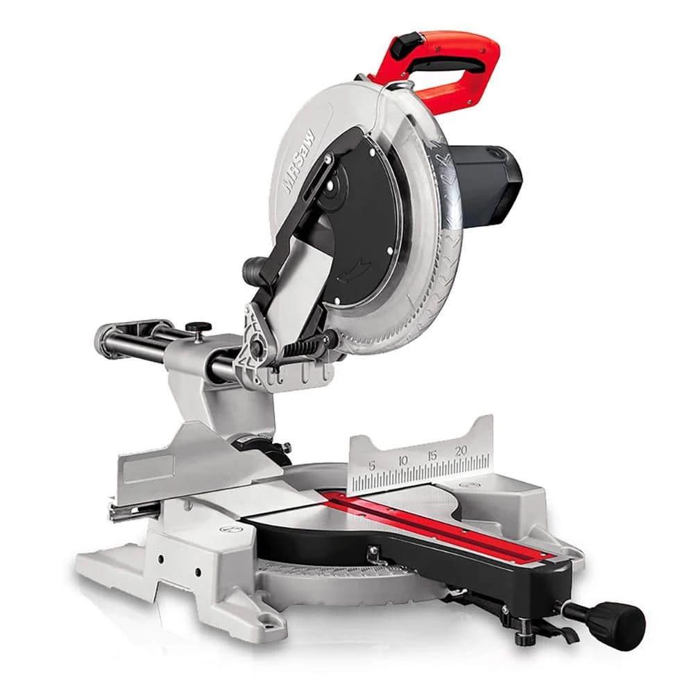 15 Amp 12 in. 4,000 RPM Corded Single-Bevel Sliding Compound Miter Saw by XtremepowerUS 1 15 Amp 12 in. 4,000 RPM Corded Single-Bevel Sliding Compound Miter Saw by XtremepowerUS