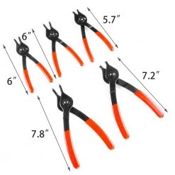 Internal External Snap Ring Pliers Set (5-Pieces) by XtremepowerUS -Deals Freeman Store xtremepowerus plier sets 16601 fa 1000