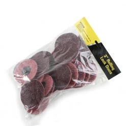 3 in. Medium Grit Roloc Cleaning Roll Lock Sanding Disc (25-Piece) by XtremepowerUS -Deals Freeman Store xtremepowerus power sander accessories 03304 h3 4f 1000