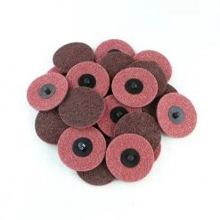 3 in. Medium Grit Roloc Cleaning Roll Lock Sanding Disc (25-Piece) by XtremepowerUS