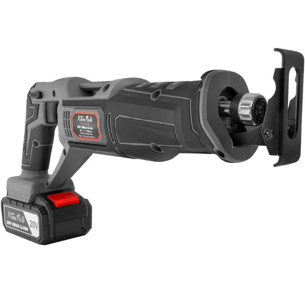 20-Volt Maximum Cordless Reciprocating Saw Lithium-Ion Battery Variable 4.0 Ah Fast Charger with Bag by XtremepowerUS 3 20-Volt Maximum Cordless Reciprocating Saw Lithium-Ion Battery Variable 4.0 Ah Fast Charger with Bag by XtremepowerUS - Image 3