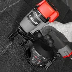 Professional Coil Roofing Nailer 1-3/4 in. Cordless Nail Gun Pneumatic Air Tools by XtremepowerUS -Deals Freeman Store xtremepowerus roofing nailers 44431 1f 1000