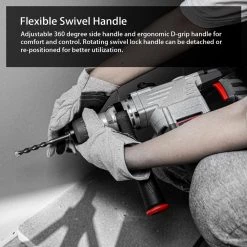 1-1/4 in. 8.5 Amp SDS-Plus Corded Variable Speed Concrete/Masonry Rotary Hammer Drill with Storage Case by XtremepowerUS 12 1-1/4 in. 8.5 Amp SDS-Plus Corded Variable Speed Concrete/Masonry Rotary Hammer Drill with Storage Case by XtremepowerUS -Deals Freeman Store xtremepowerus rotary tools 45356 h1 1f 1000