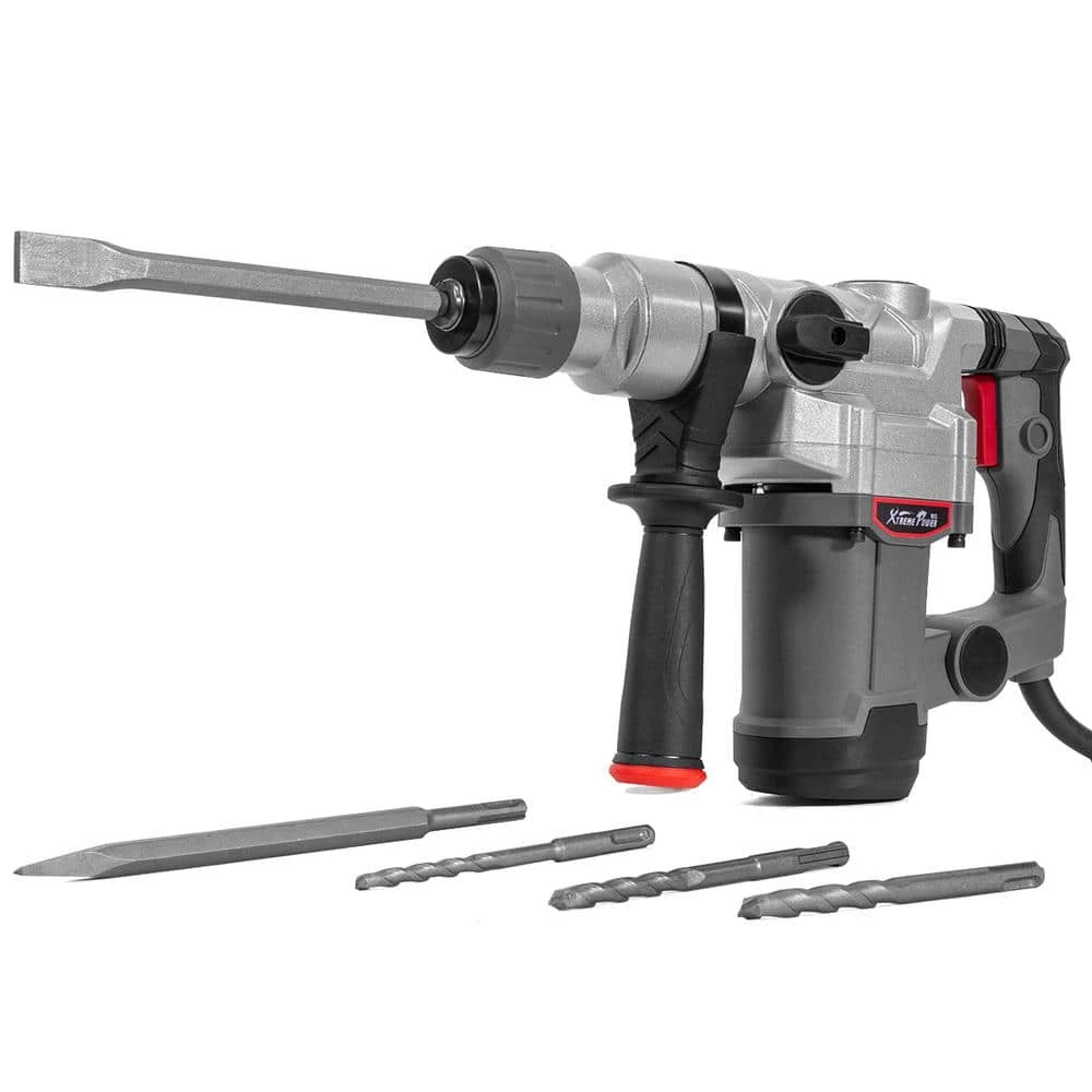 1-1/4 in. 8.5 Amp SDS-Plus Corded Variable Speed Concrete/Masonry Rotary Hammer Drill with Storage Case by XtremepowerUS 2 1-1/4 in. 8.5 Amp SDS-Plus Corded Variable Speed Concrete/Masonry Rotary Hammer Drill with Storage Case by XtremepowerUS - Image 2