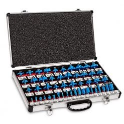 1/4 in. Tungsten Carbide Bladed Router Bit Set (50-Piece) by XtremepowerUS