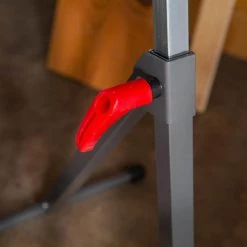 28 in. H x 17.5 in. W Folding Roller Stand Saw Horse Height Adjustable 250 lbs. Load Capacity -Grey by XtremepowerUS -Deals Freeman Store xtremepowerus saw horses 65074 76 1000