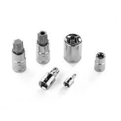 Tamper Proof Torx Security Bit Socket Set (60-Piece) by XtremepowerUS -Deals Freeman Store xtremepowerus socket sets 34900 h 4f 1000