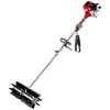 43 cc 24 in. Portable Gas Metal Power Brush Snow Sweeper by XtremepowerUS