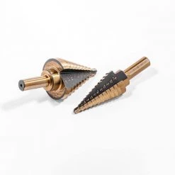 1/4 in. HSS Titanium Step Drill Bit Set with Storage Case (5-Piece) by XtremepowerUS -Deals Freeman Store xtremepowerus step drill bits 31011 h 1f 1000