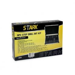 Titanium HSS SAE 93 Step Drill Bit Carry Case Tri Flat Shank Dual Flute New (9-Piece) by XtremepowerUS -Deals Freeman Store xtremepowerus step drill bits 31012 44 1000