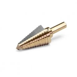 Titanium HSS SAE 93 Step Drill Bit Carry Case Tri Flat Shank Dual Flute New (9-Piece) by XtremepowerUS -Deals Freeman Store xtremepowerus step drill bits 31012 4f 1000