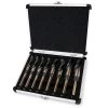 14 in. D x 3 in. H x 12 in. W HSS Cobalt Silver and Deming Drill Bit Set with Storage Case (8-Piece) by XtremepowerUS